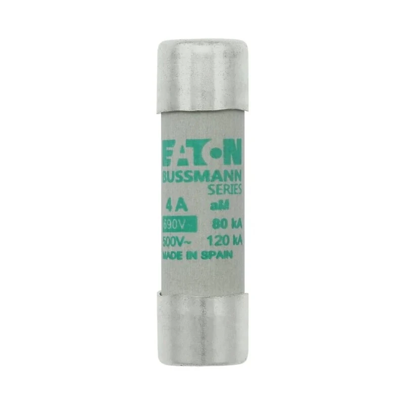 Eaton 4A aM Ceramic Cartridge Fuse 14 x 51 mm, 690V AC, BS 88-1 Standard C14M4