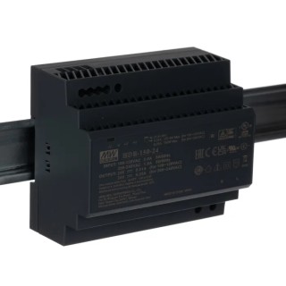 MEAN WELL HDR Switched Mode DIN Rail Power Supply 24 V DC, 6.25 A Output, 150 W HDR-150-24