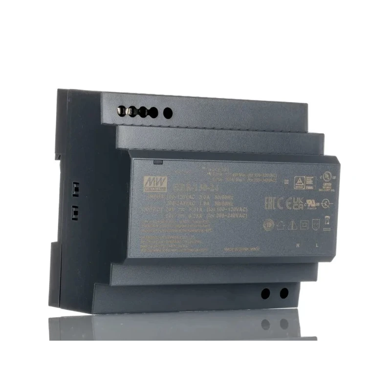 MEAN WELL HDR Switched Mode DIN Rail Power Supply 24 V DC, 6.25 A Output, 150 W HDR-150-24