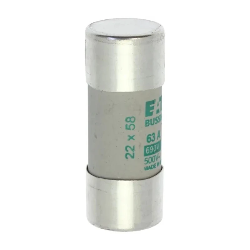 Eaton Ceramic Cartridge Fuse 63A AM Time-Delay, 690V AC, 22 x 58 mm C22M63