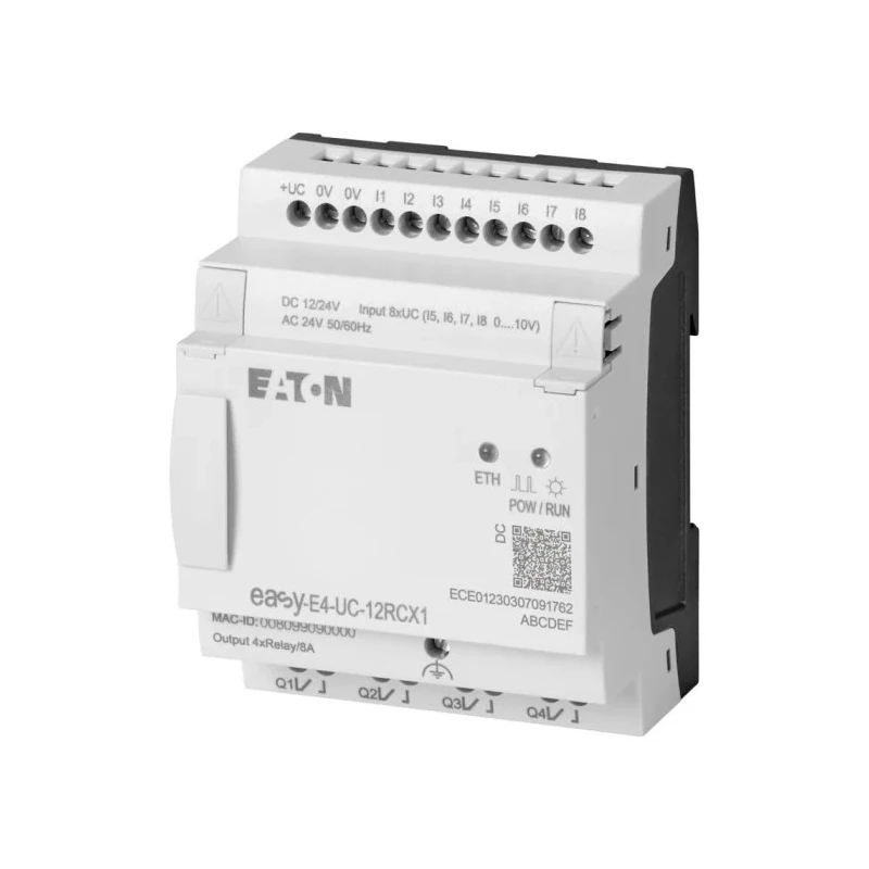 Eaton easyE4 Series Logic Module 8-Input Analogue Digital Input 4 Outputs Relay Output easyE4