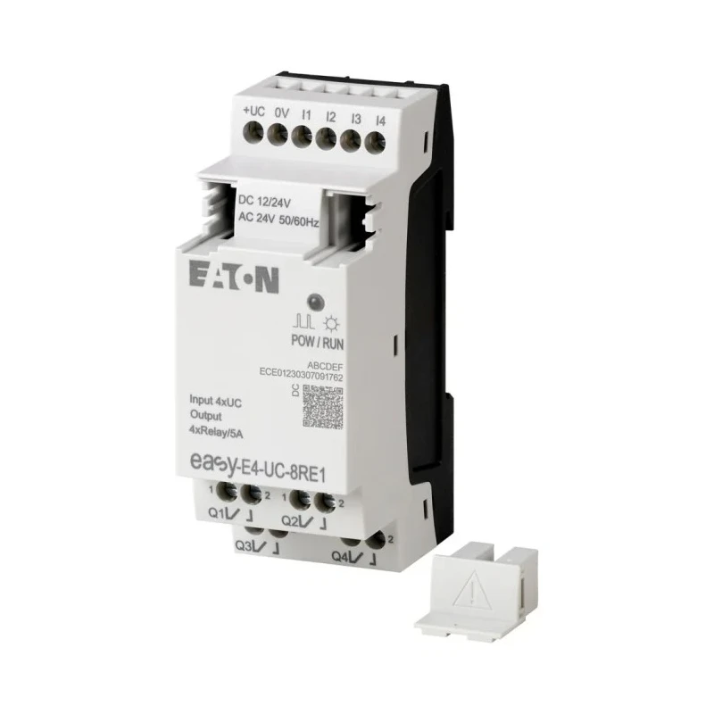 Eaton EasyE4 Series Logic Module 4-Input Digital, 4 Relay Outputs, 12/24V DC Supply Voltage EasyE4