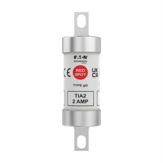 Eaton British Standard Fuse 2A Current Rating 460-660V DC High Rupture Capacity Tag Fuse TIA2