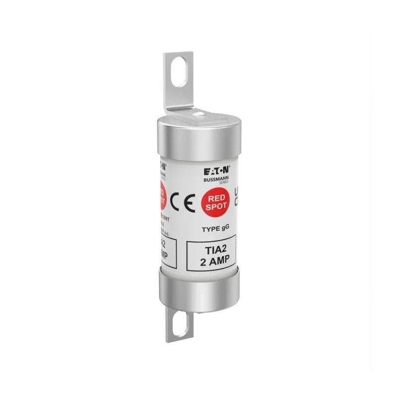 Eaton British Standard Fuse 2A Current Rating 460-660V DC High Rupture Capacity Tag Fuse TIA2