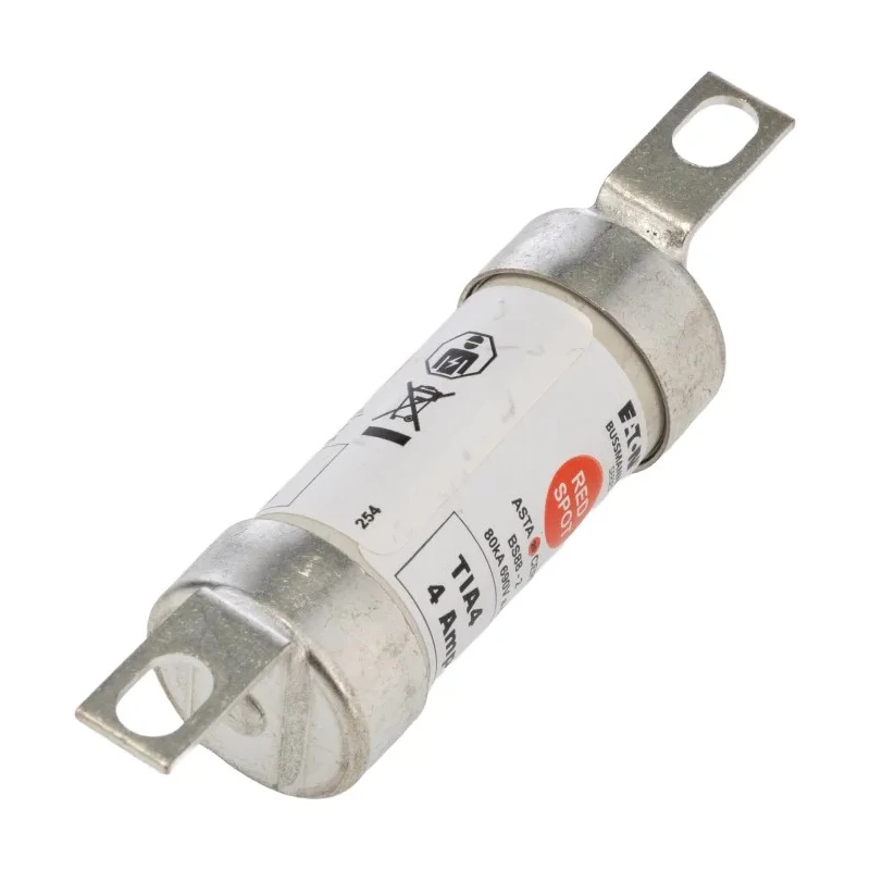 Eaton 4A Bolted Tag Fuse A2 660V AC, High Rupture Capacity, Offset Tag TIA4