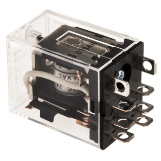 Omron Power Relay, 24V AC Coil, 10A Switching Current, DPDT LY2 24VAC