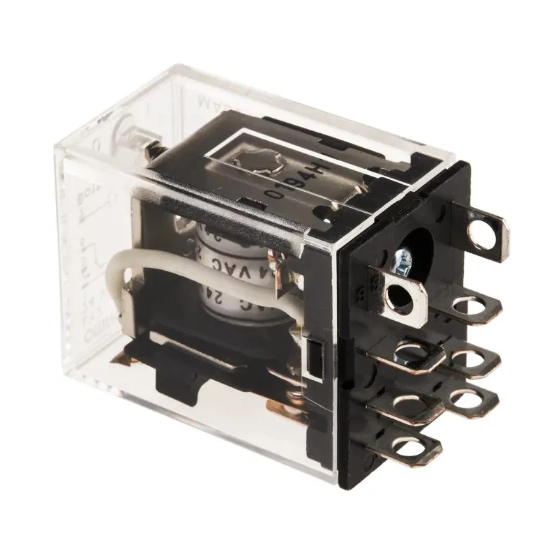 Omron Power Relay, 24V AC Coil, 10A Switching Current, DPDT LY2 24VAC