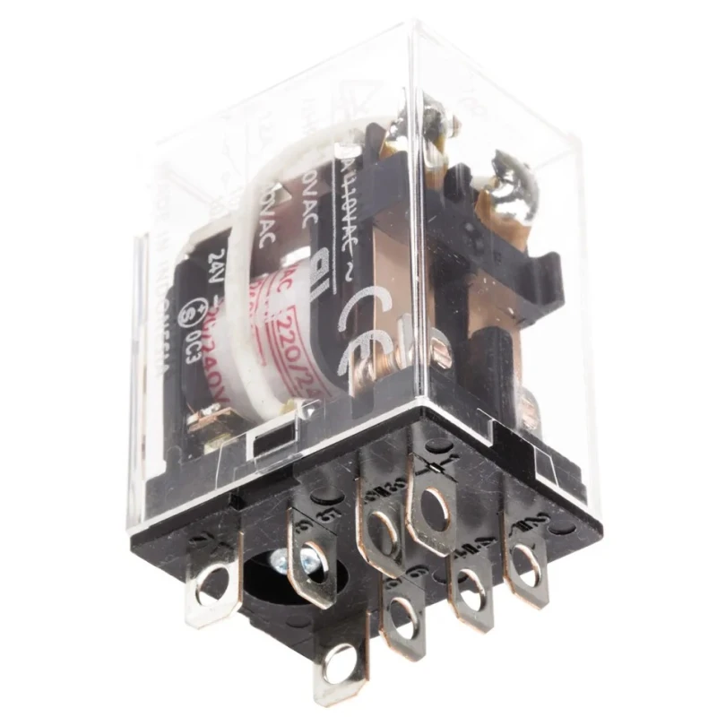 Omron Power Relay 240V AC Coil, 10A Switching Current, DPDT Contact Configuration LY2 220/240VAC