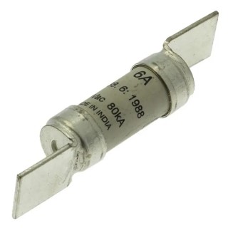 Eaton 6A Bolted Tag Fuse F2 550V ac High Rupture Capacity Offset Tag ESD6