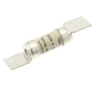 Eaton 16A Bolted Tag Fuse F2 550V AC High Rupture Capacity Offset Tag ESD16