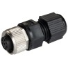 Amphenol Industrial Circular Connector Cable Mount, 8 Contacts, Socket Female, IP68, M Series, M12 Size M12A-08BFFA-SL8001