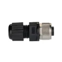Amphenol Industrial Circular Connector Cable Mount, 8 Contacts, Socket Female, IP68, M Series, M12 Size M12A-08BFFA-SL8001
