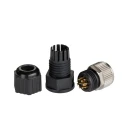 Amphenol Industrial Circular Connector Cable Mount, 8 Contacts, Socket Female, IP68, M Series, M12 Size M12A-08BFFA-SL8001