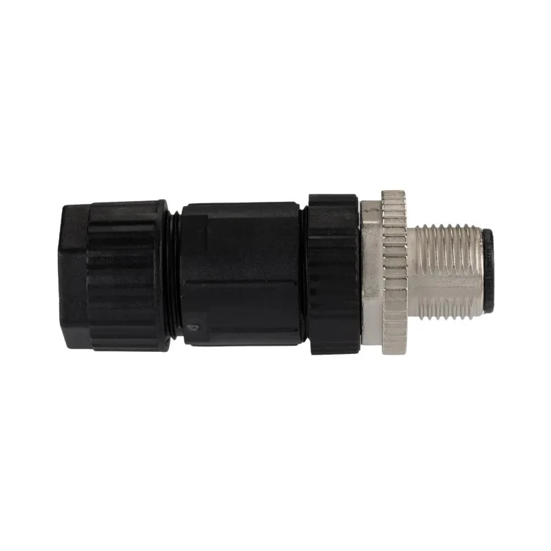 Amphenol Industrial Circular Connector Cable Mount Plug Male 12 Contacts IP67 M12 Connector M Series M12A-12BMMA-SL7001