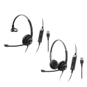 EPOS On Ear Headset Black Noise Cancelling Technology with Sennheiser Voice Clarity Circle SC 200 506483
