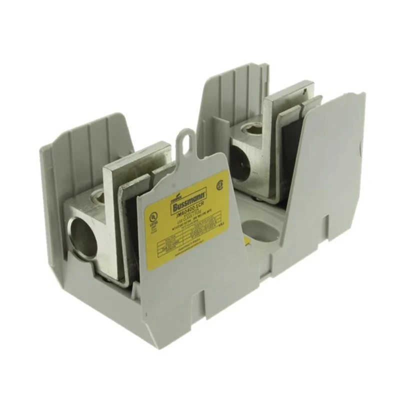 Eaton Panel Ferrule Fuse Block 600V, 100A 70A, 6.3 x 32 mm, Thermoplastic Body, Clamp Terminal JM60100-3CR