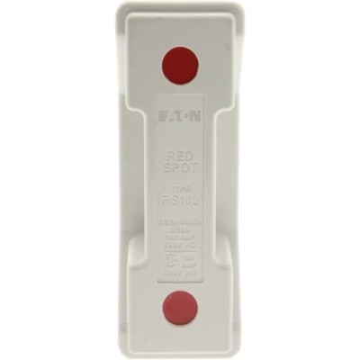 Eaton 100A Rail Mount Fuse Holder 1P-Pole, Front Connected, 690V AC RS100HWH