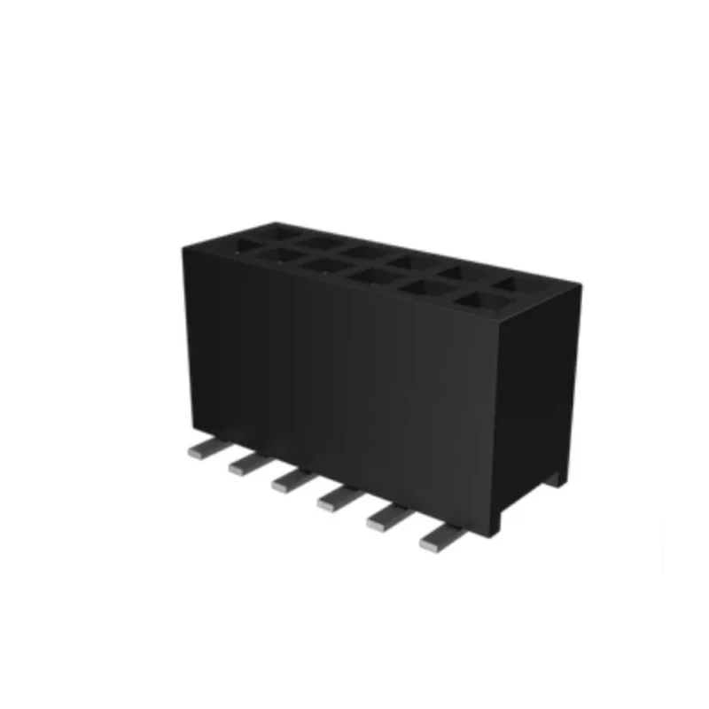 Amphenol Communications Solutions Minitek Series Straight Surface PCB Socket 14-Contact 2 Row 1.27 mm 20021321-00014C1LF
