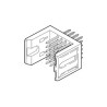 Amphenol Communications Solutions Metral 2 mm Pitch Right Angle Receptacle Backplane Connector, Vertical Male, 4 88952-101LF