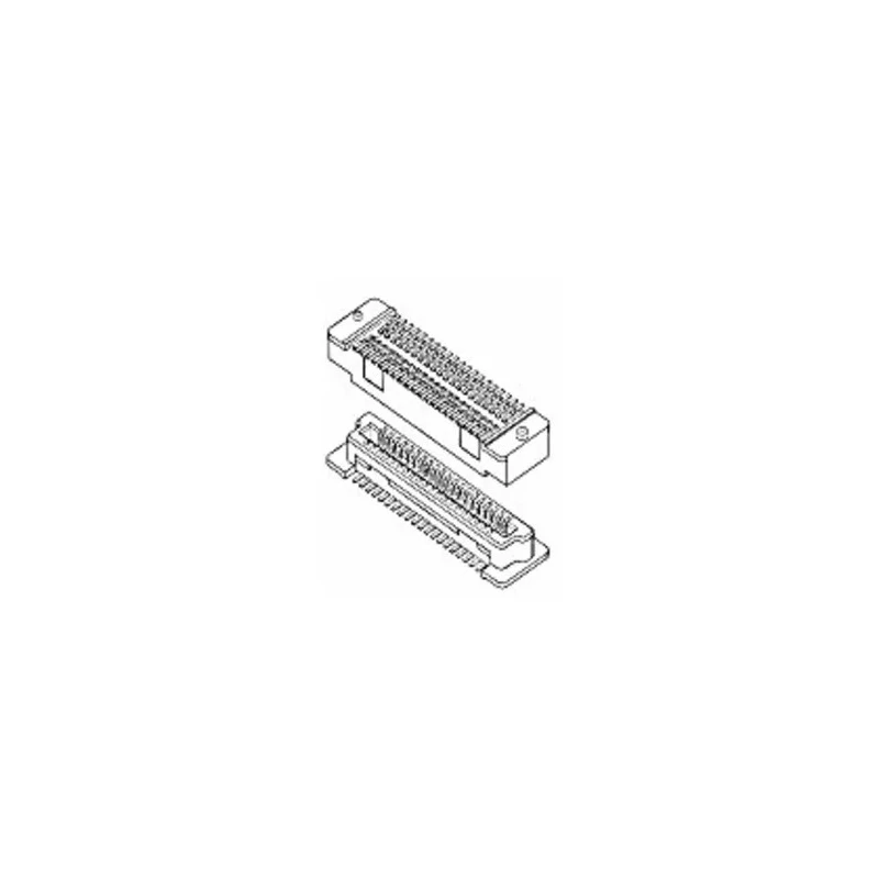 Amphenol Communications Solutions BergStak Series Straight Surface PCB Header 100 Contacts 0.8 mm Pitch 2 Row 61083-102402LF