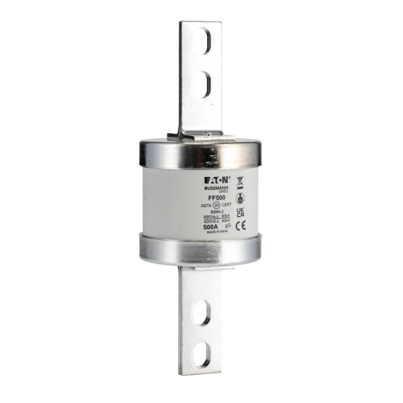 Eaton 500A Bolted Tag Fuse C2 550 V AC, 400 V DC High Rupture Capacity FF500