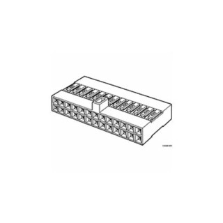 Amphenol Communications Solutions Bergcon Series Straight Cable PCB Socket 6-Contact 2 Row 2.54 mm Pitch Crimp 65846-015LF