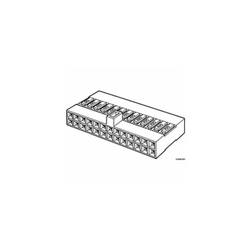Amphenol Communications Solutions Bergcon Series Straight Cable PCB Socket 6-Contact 2 Row 2.54 mm Pitch Crimp 65846-015LF