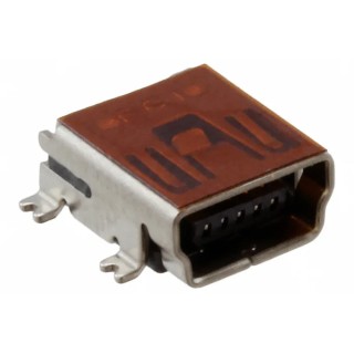 Amphenol Communications Solutions Right Angle Surface Female 1 Port USB Type B USB Connector USB 2.0 10033526-N3212MLF