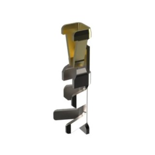 Amphenol Communications Solutions 10044403 Series Female Crimp Terminal, Gold Plated, 24 AWG Min Crimp, 22 10044403-101LF