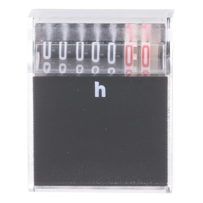 Hengstler Electromechanical Hour Meter Counter 7 Digit PCB Mount 12V DC 633 0 633 604