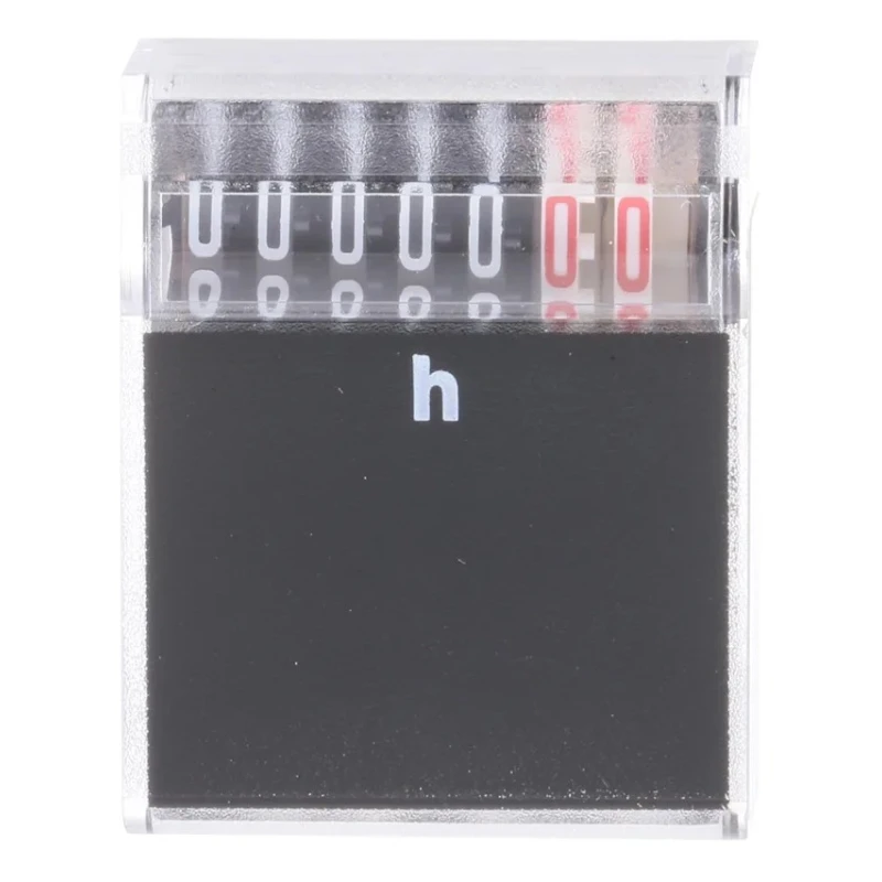 Hengstler Electromechanical Hour Meter Counter 7 Digit PCB Mount 12V DC 633 0 633 604