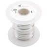 Alpha Wire 18 AWG 16/0.25 mm White Hook Up Wire, 30 m Length, Polyvinyl Chloride Jacket, 300 V Rated, 3055 WH005