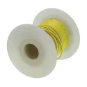 Alpha Wire 1 Series Yellow Hook Up Wire, 18 AWG, 16/0.25 mm Core Strands, 30 m, Polyvinyl Chloride Jacket, 300 V 3055 YL005