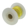 Alpha Wire 1 Series Yellow Hook Up Wire, 18 AWG, 16/0.25 mm Core Strands, 30 m, Polyvinyl Chloride Jacket, 300 V 3055 YL005