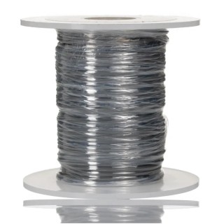 Alpha Wire Premium 3055 Series Grey Polyvinyl Chloride Hook Up Wire, 18 AWG, 16/0.25 mm Strands, 30 m Length, 300 3055 SL005