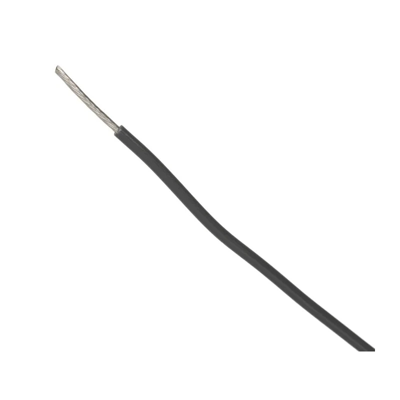 Alpha Wire Premium 3055 Series Grey Polyvinyl Chloride Hook Up Wire, 18 AWG, 16/0.25 mm Strands, 30 m Length, 300 3055 SL005