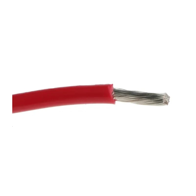 Alpha Wire Premium Series Red 20 AWG Hook Up Wire, 10 x 0.25 mm Strands, 1.75 mm Diameter, 300V, High Temperature 3053 RD005