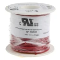Alpha Wire Premium Series Red 20 AWG Hook Up Wire, 10 x 0.25 mm Strands, 1.75 mm Diameter, 300V, High Temperature 3053 RD005