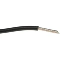 Alpha Wire Premium Series Black Hook Up Wire 20 AWG, 10x0.25 mm Core Strands, 30 m Length, Flame Retardant 3053 BK005