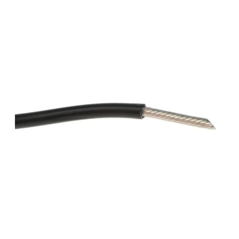 Alpha Wire Premium Series Black Hook Up Wire 20 AWG, 10x0.25 mm Core Strands, 30 m Length, Flame Retardant 3053 BK005