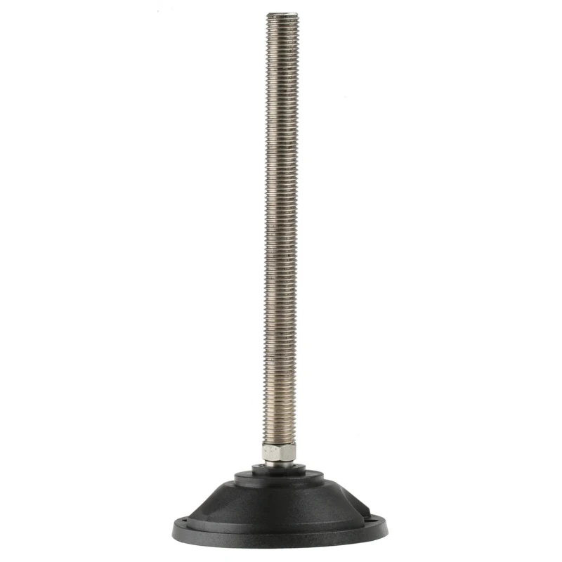 Nu-Tech Engineering Stainless Steel M16 Thread 100 mm Diameter Adjustable Foot 2000 kg Static Load Capacity 10 ° A195/004