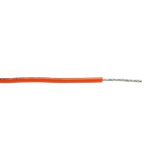 Alpha Wire Hook-up Wire PVC Series Orange, 20 AWG, 10/0.25 mm Strands, 300V, 105°C, 30 m Length 3053 OR005