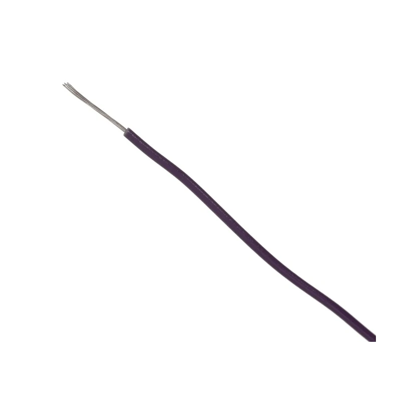 Alpha Wire Premium 3050 Series Purple Hook Up Wire 24 AWG, 7/0.20 mm Strands, 30 m Length, Polyvinyl Chloride 3050 VI005