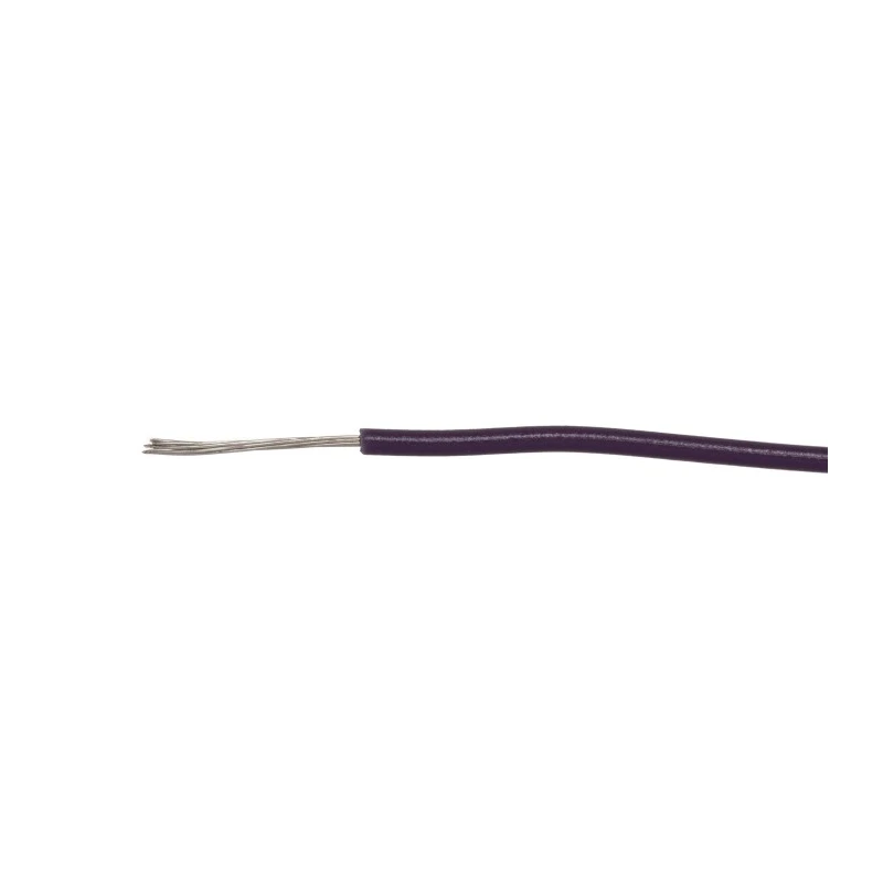 Alpha Wire Premium 3050 Series Purple Hook Up Wire 24 AWG, 7/0.20 mm Strands, 30 m Length, Polyvinyl Chloride 3050 VI005