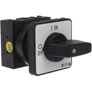 Eaton Rotary Cam Switch With Toggle Actuator 2 Position 90 °, 20 A, 690 V AC, IP65 78819001 T0-1-102/E/EZ-P1(RS332-133)