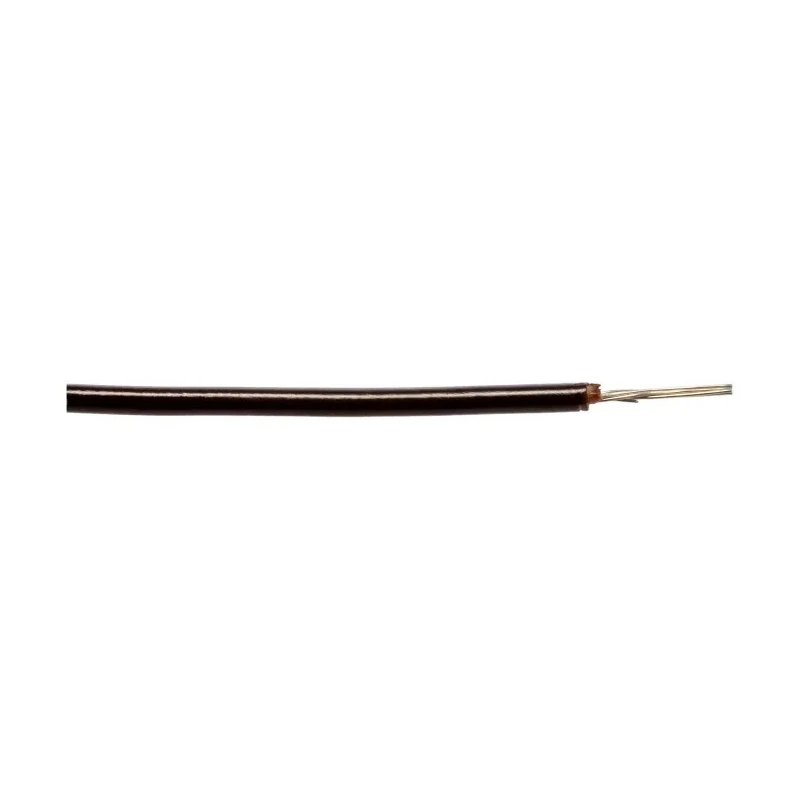 Alpha Wire Hook-up Wire PVC Series Brown, 24 AWG, 7 x 0.20 mm Core Strands, 30 m, Flame Retardant, 300 V, High 3050 BR005