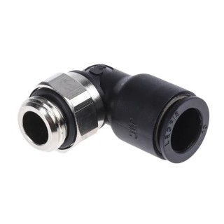 Legris LF3000 Series Male Pneumatic Fitting Nickel Plated Brass 1/4 in G LF3000