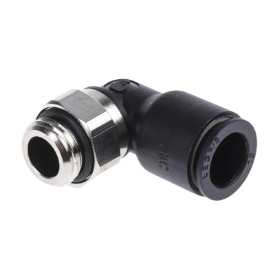 Legris LF3000 Series Male Pneumatic Fitting Nickel Plated Brass 1/4 in G LF3000