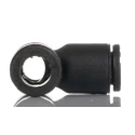 Legris Pneumatic Equal Tee Connector Push-in 8 mm Technical Polymer Nickel Finish LF3000 