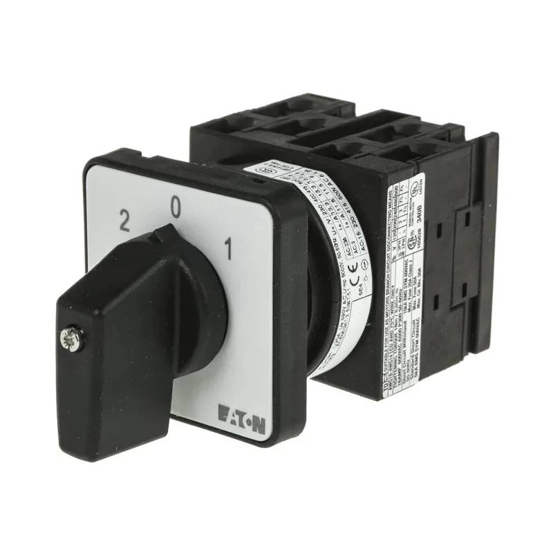 Eaton T0 Series 3 Position 45°, Rotary Actuator, 20 A, 690V AC, IP65, Flush Mount 78819008 T0-3-15423/E/EZ-P1(RS332-206)